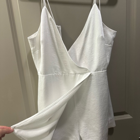 Revolve lovers + friends white romper - Picture 4 of 5